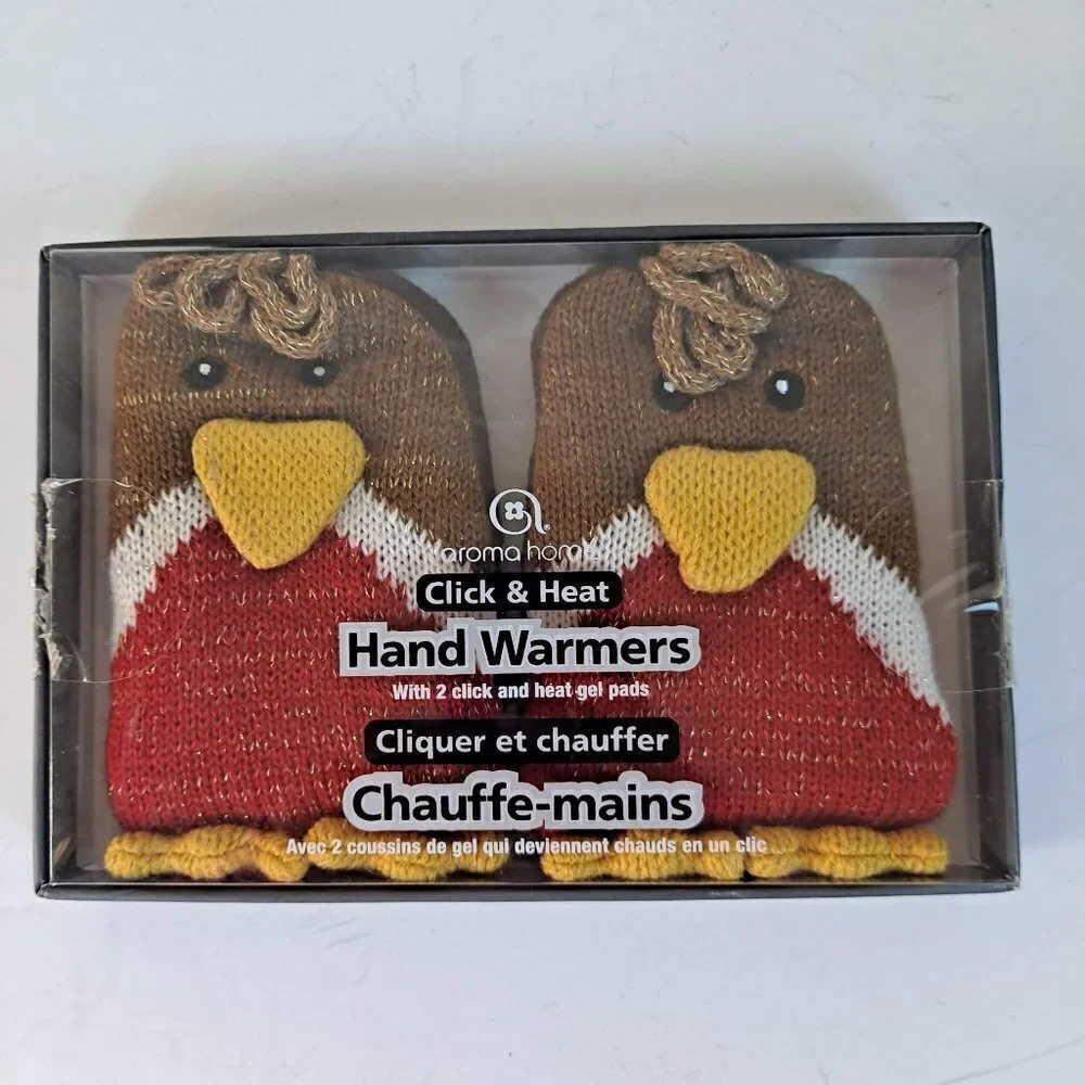Aroma Home Click & Heat Hand Warmers Bird with Reusable Heating Inserts